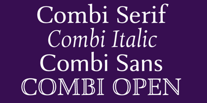 Combi Font Poster 1