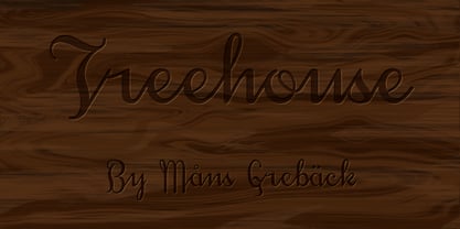 Treehouse Font Poster 1
