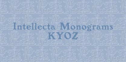 Intellecta Monograms Font Poster 26
