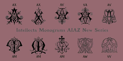 Intellecta Monograms Fuente Póster 34