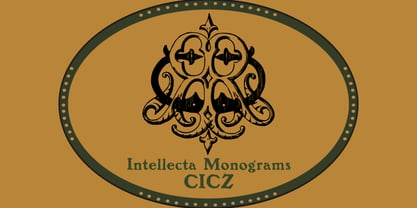 Intellecta Monograms Font Poster 15