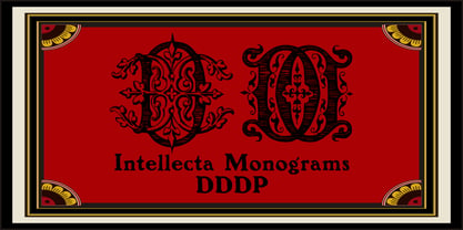 Intellecta Monograms Fuente Póster 16