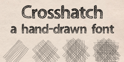 Crosshatch Fuente Póster 1