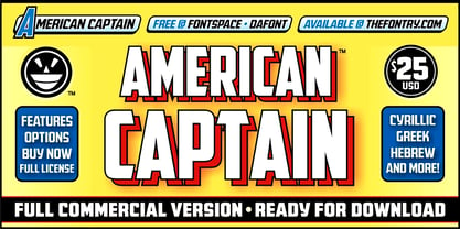 American Captain Police Poster 4