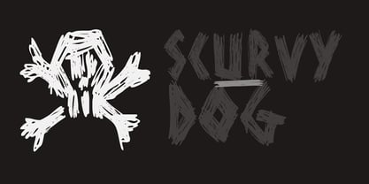 Scurvy Dog Font Poster 1