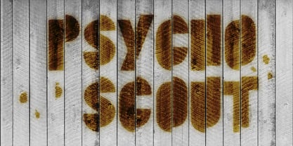 Psychoscout Font Poster 1