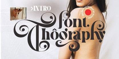 Font Thography Font Poster 1