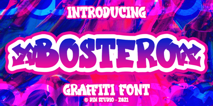 Bostero Font Poster 1