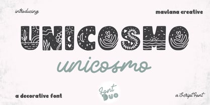 Unicosmo Font Poster 1