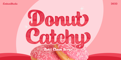 Donut Catchy Font Poster 1
