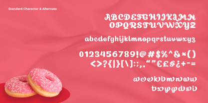 Donut Catchy Font Poster 7