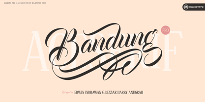 Bandung Pro Fuente Póster 1