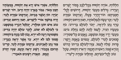 Hebrew Sefer Std Font Poster 3