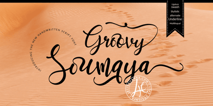 Groovy Soumaya Font Poster 1