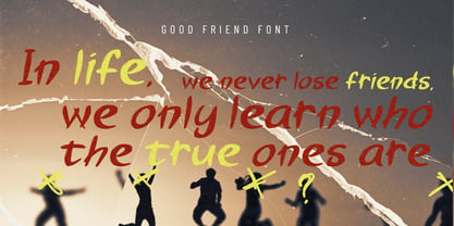 Good Friend Font Poster 2