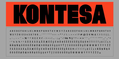 Kontesa Font Poster 2