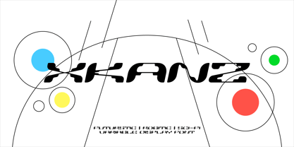 Xkanz Font Poster 1