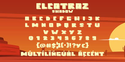 Elcatraz Font Poster 7