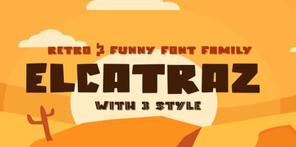 Elcatraz Font Poster 1