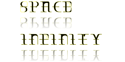 Ongunkan Latin Space Font Poster 7