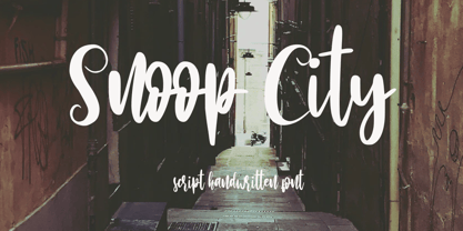Snoop City Font Poster 1
