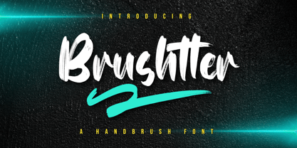 Brushtter Font Poster 1
