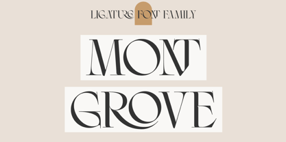 Montgrove Font Poster 1