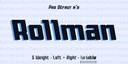 Rollman Font Poster 1
