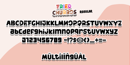 Fried Churros Font Poster 6