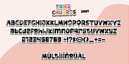 Fried Churros Font Poster 7