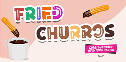 Fried Churros Font Poster 1