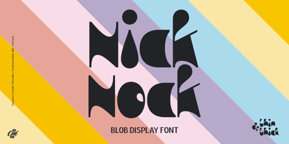Nick Nock Font Poster 1