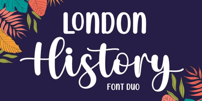 London History Font Poster 9