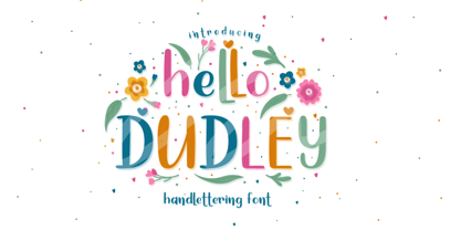 Hello Dudley Font Poster 1