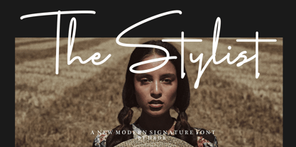 The Stylist Font Poster 1
