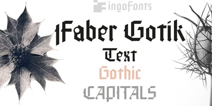 Faber Gotic Font Poster 1