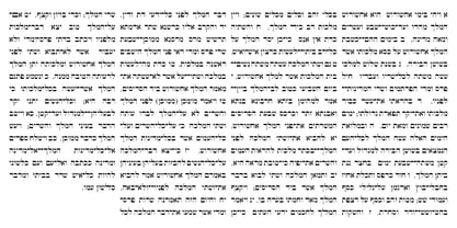 Hebrew Classic Tanach Font Poster 6