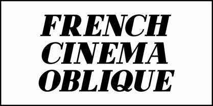 French Cinema JNL Font Poster 4