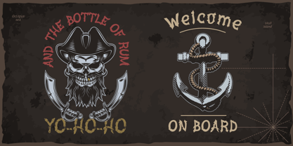 Yo ho ho Font Poster 5