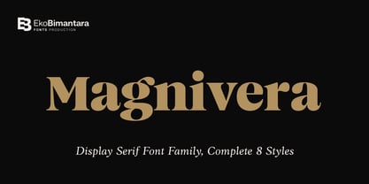 Magnivera Font Poster 1