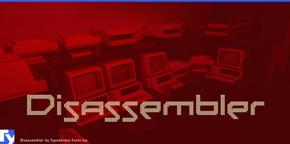 Disassembler Font Poster 1