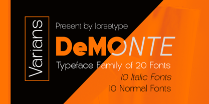 De Monte Font Poster 1