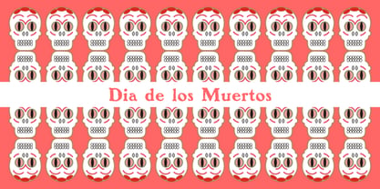 Dia De Los Muertos Font Poster 4