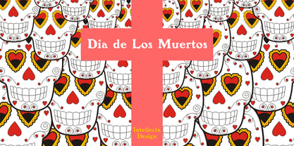 Dia De Los Muertos Font Poster 1