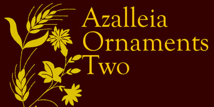 Azalleia Ornaments Font Poster 5