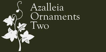 Azalleia Ornaments Fuente Póster 17