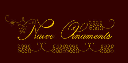Naive Ornaments Font Poster 12