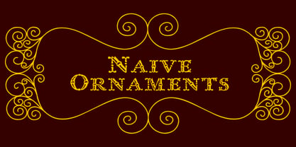 Naive Ornaments Font Poster 6