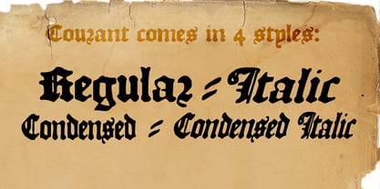 Courant Font Poster 3