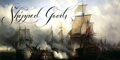 Shipped Goods 1 Font Poster 1